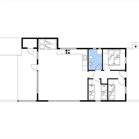 40527-juelsminde-pot-strandby-86 Tatil Evi *